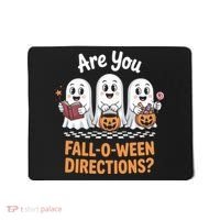 Are You Fall-O-Ween Directions Cute Halloween Teacher Ghost Mousepad thumb 0