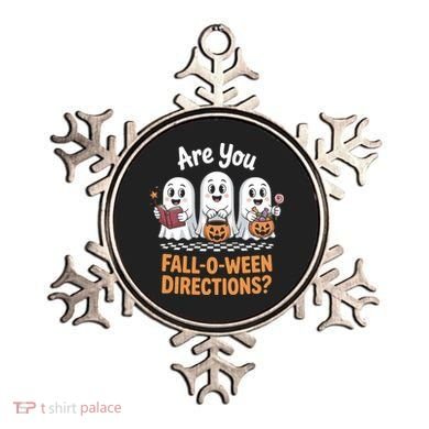Are You Fall-O-Ween Directions Cute Halloween Teacher Ghost Ornament