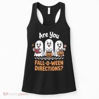 Are You Fall-O-Ween Directions Cute Halloween Teacher Ghost Women's Tank Top thumb 0