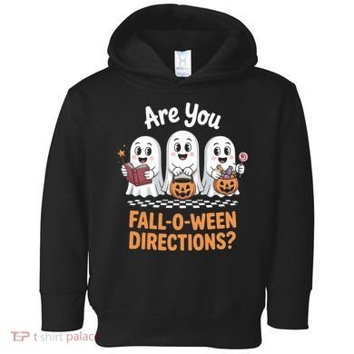 Are You Fall-O-Ween Directions Cute Halloween Teacher Ghost Toddler Hoodie