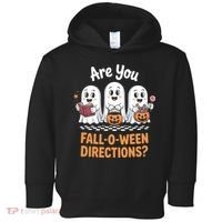 Are You Fall-O-Ween Directions Cute Halloween Teacher Ghost Toddler Hoodie thumb 0