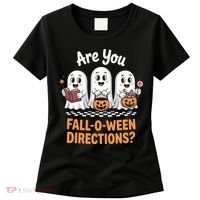 Are You Fall-O-Ween Directions Cute Halloween Teacher Ghost Women's T-Shirt thumb 0