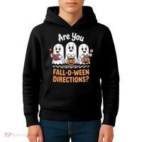 Are You Fall-O-Ween Directions Cute Halloween Teacher Ghost Kids Hoodie thumb 4