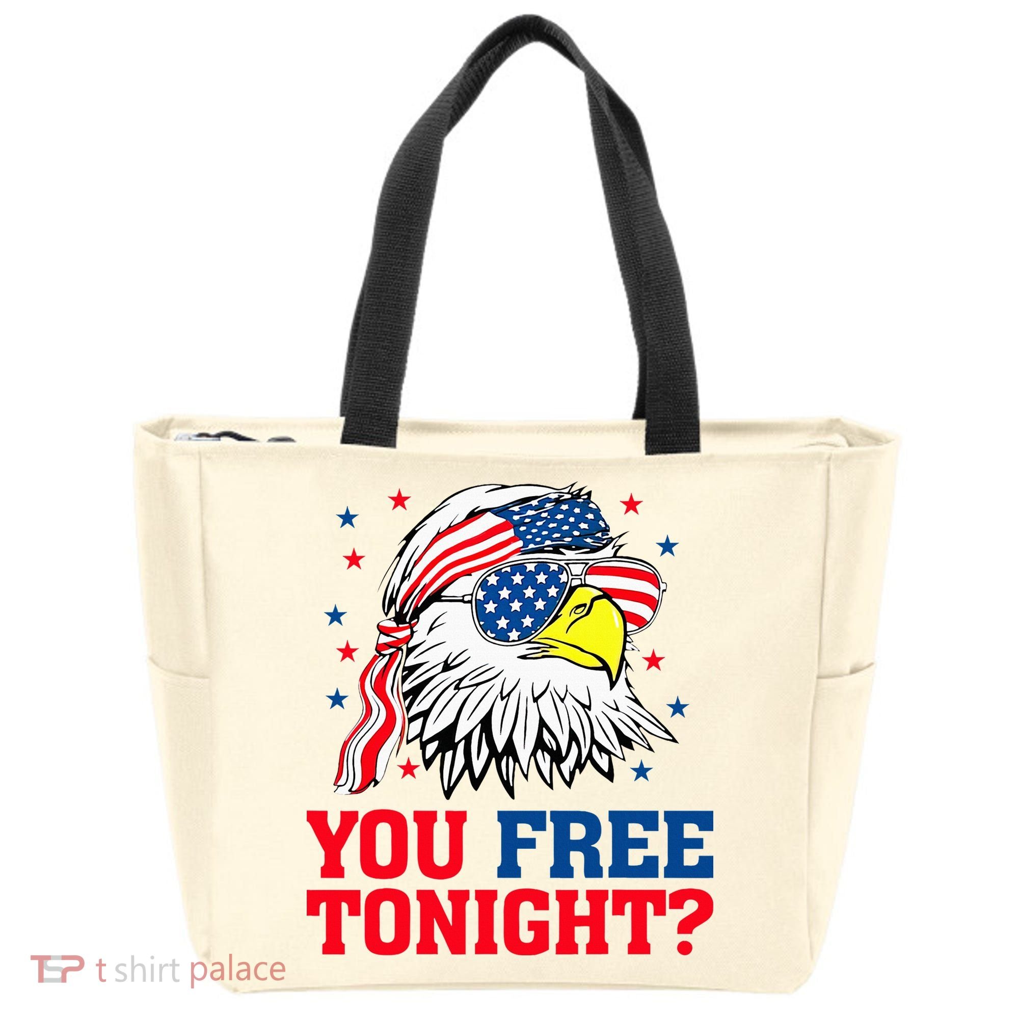 Are You Free Tonight 4th Of July Independence Day Bald Eagle Tote Bag