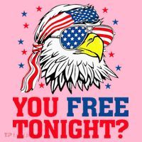 Are You Free Tonight 4th Of July Independence Day Bald Eagle Coaster thumb 2
