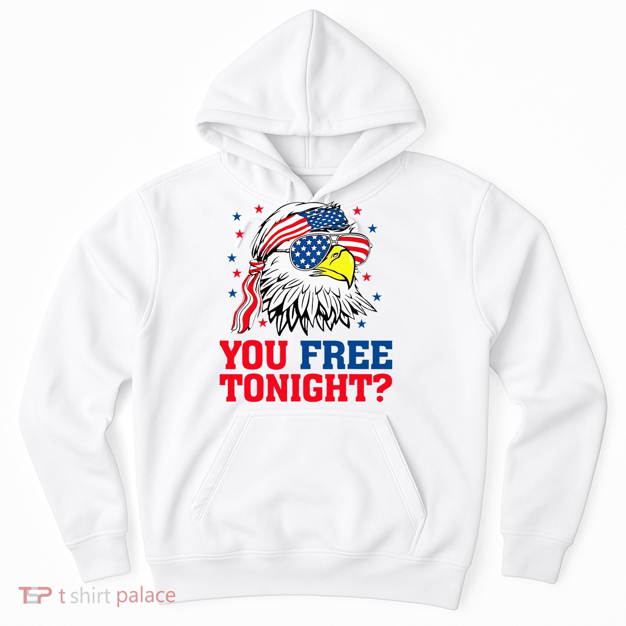Are You Free Tonight 4th Of July Independence Day Bald Eagle Hoodie
