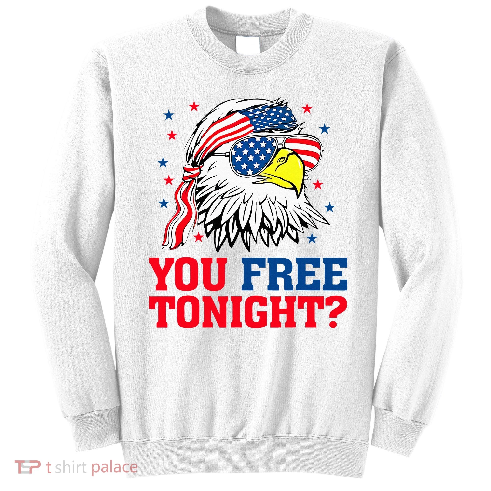 Are You Free Tonight 4th Of July Independence Day Bald Eagle Sweatshirt