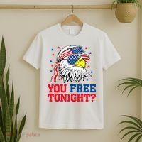 Are You Free Tonight 4th Of July Independence Day Bald Eagle T-Shirt thumb 2