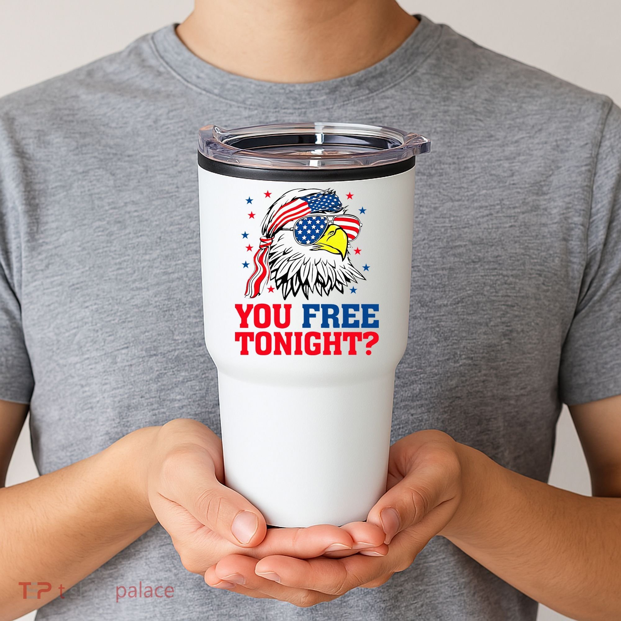Are You Free Tonight 4th Of July Independence Day Bald Eagle Tumbler