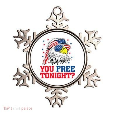 Are You Free Tonight 4th Of July Independence Day Bald Eagle Ornament