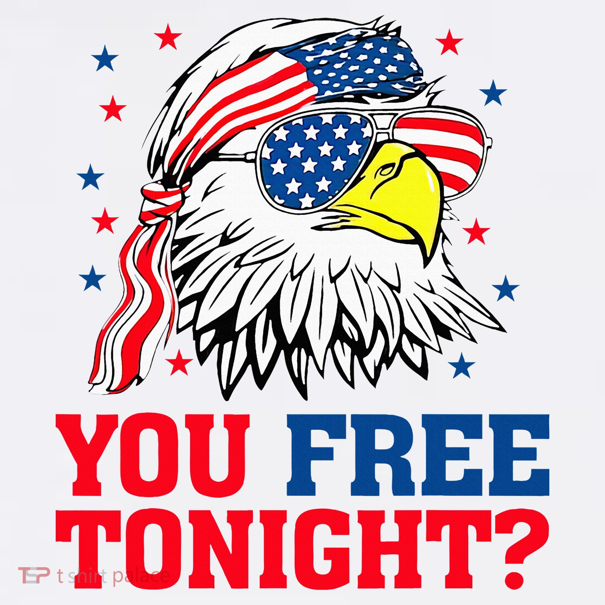 Are You Free Tonight 4th Of July Independence Day Bald Eagle Women's Tank Top