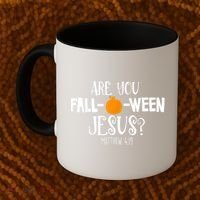 Are You Falloween Jesus Halloween Coffee Mug thumb 2