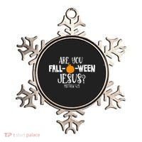 Are You Falloween Jesus Halloween Ornament thumb 0