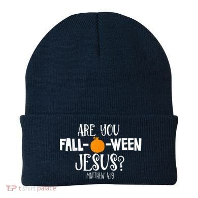 Are You Falloween Jesus Halloween Beanie