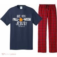 Are You Falloween Jesus Halloween Pajama Set thumb 0