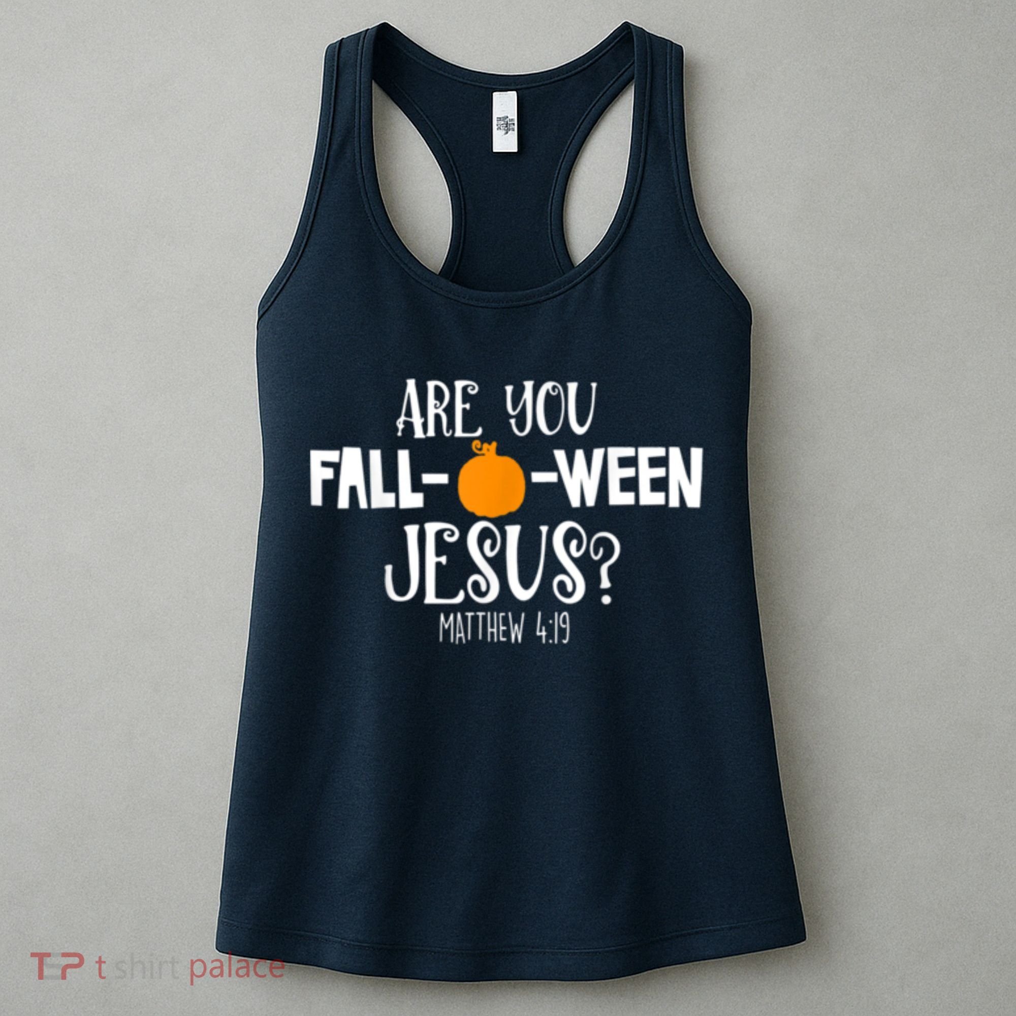 Are You Falloween Jesus Halloween Women's Tank Top