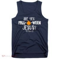 Are You Falloween Jesus Halloween Tank Top thumb 0