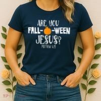 Are You Falloween Jesus Halloween Women's T-Shirt thumb 2