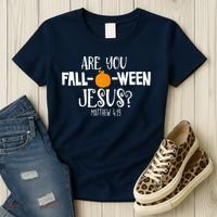 Are You Falloween Jesus Halloween Women's T-Shirt thumb 3