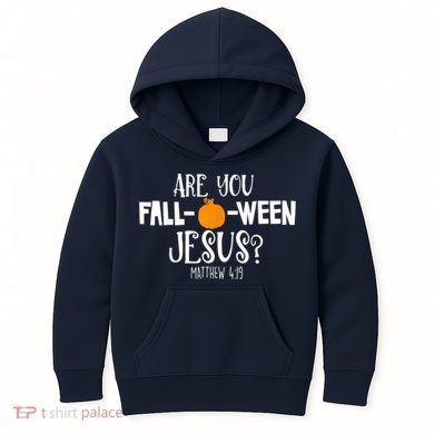 Are You Falloween Jesus Halloween Kids Hoodie