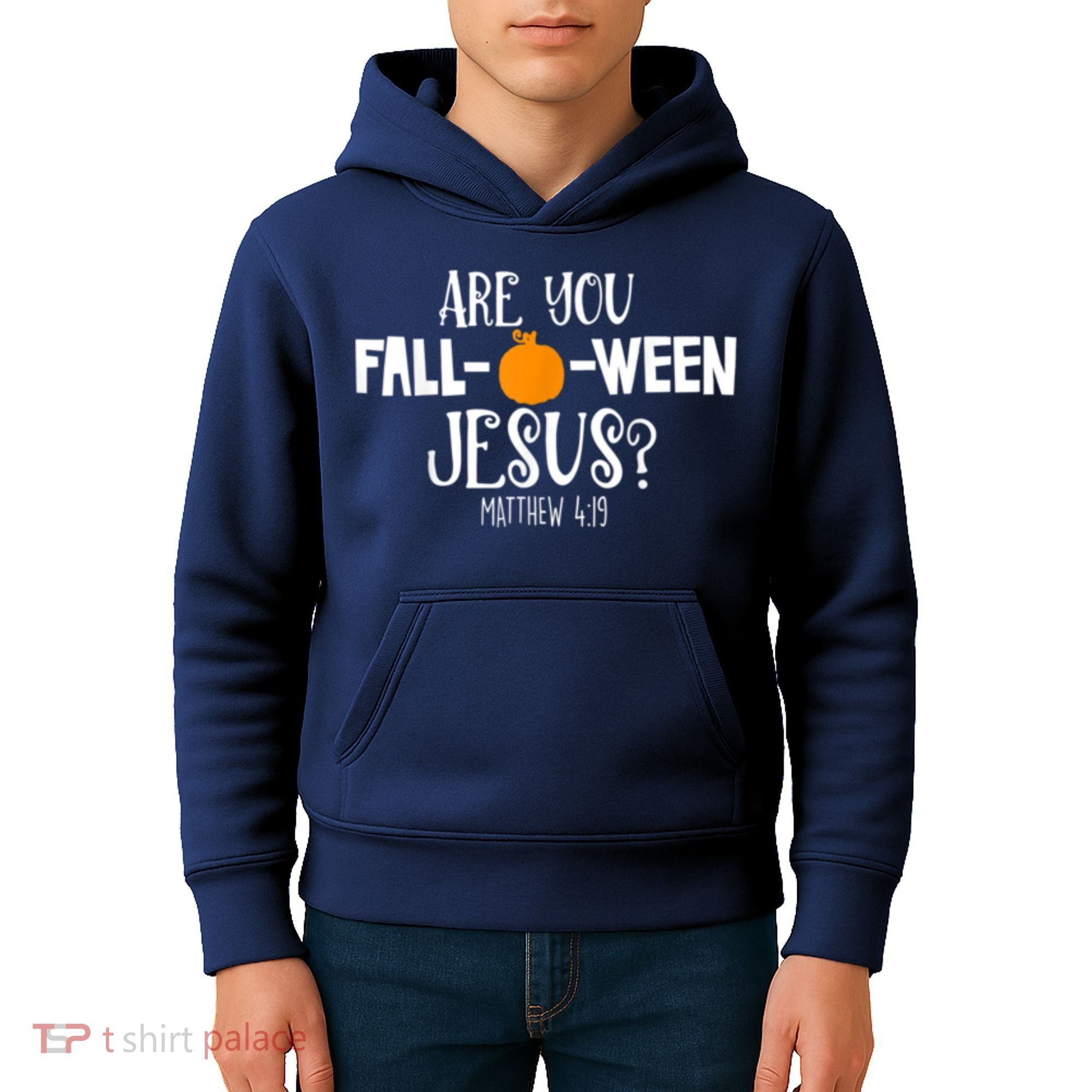 Are You Falloween Jesus Halloween Kids Hoodie