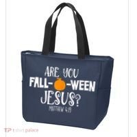 Are You Falloween Jesus Halloween Tote Bag thumb 3