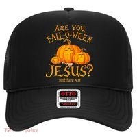 Are You Fall O Ween Jesus Christian Halloween Pumpkin Hat thumb 0