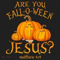Are You Fall O Ween Jesus Christian Halloween Pumpkin Golf Towel thumb 3
