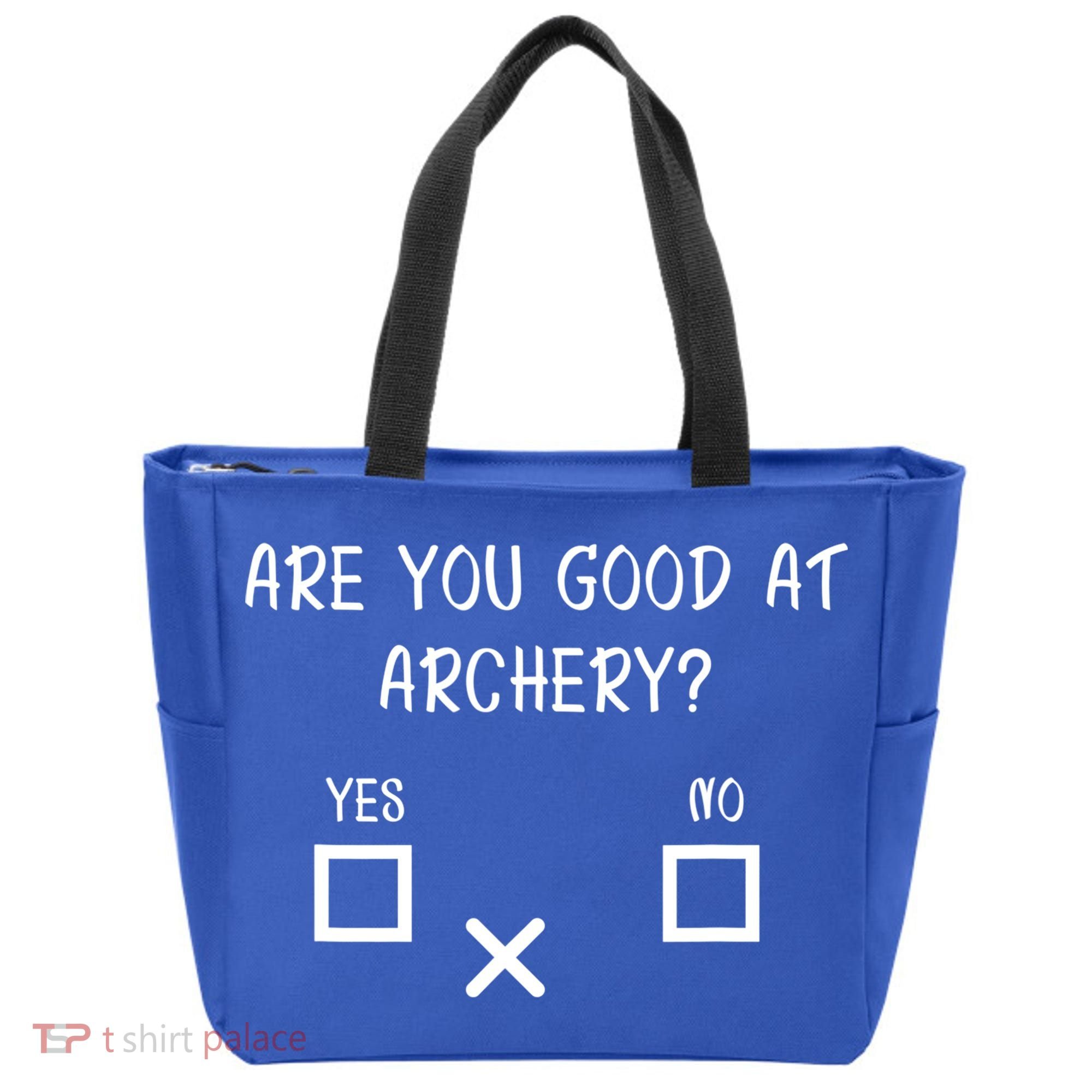 Are You Good At Archery Yes No Cute Gift Archery Joke Gift Tote Bag