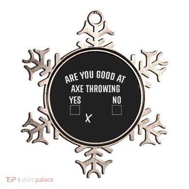 Are You Good At Axe Throwing Axe Launcher Ornament
