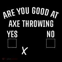 Are You Good At Axe Throwing Axe Launcher Ornament thumb 1