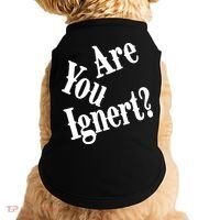 Are You Ignert Funny Humor Saying Sarcastic Jokes Doggie Tank thumb 0