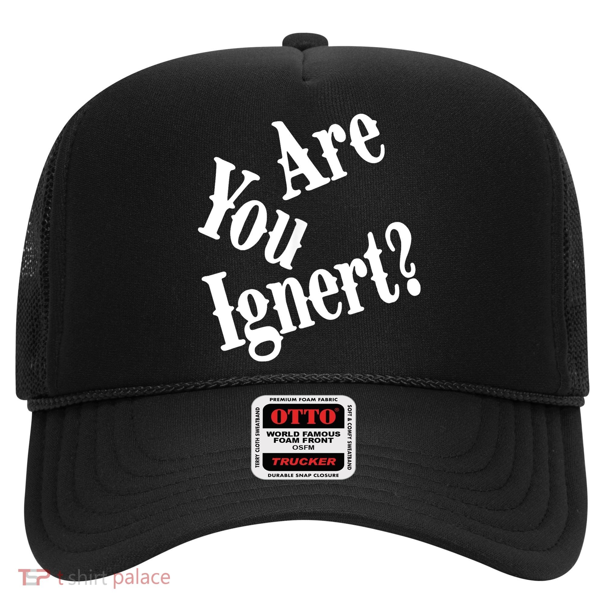 Are You Ignert Funny Humor Saying Sarcastic Jokes Hat