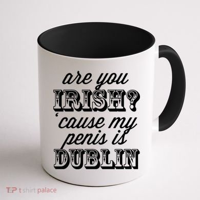 Are You Irish Coffee Mug back