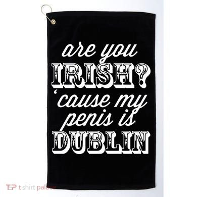 Are You Irish Golf Towel