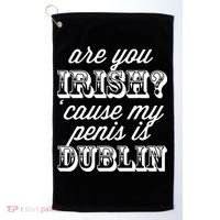 Are You Irish Golf Towel thumb 0