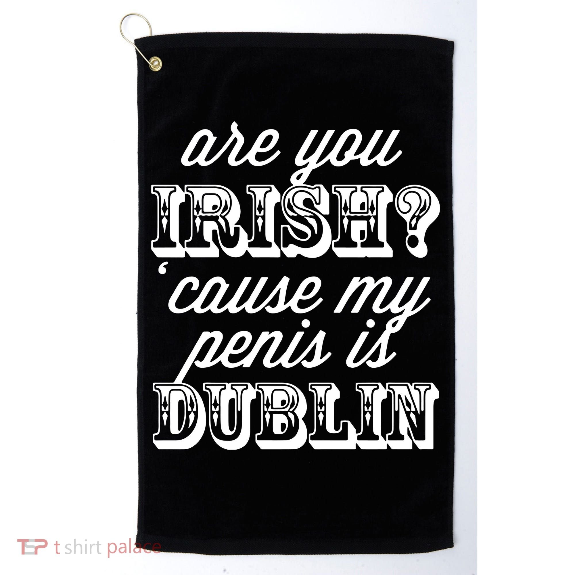 Are You Irish Golf Towel