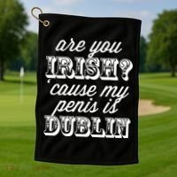 Are You Irish Golf Towel thumb 1