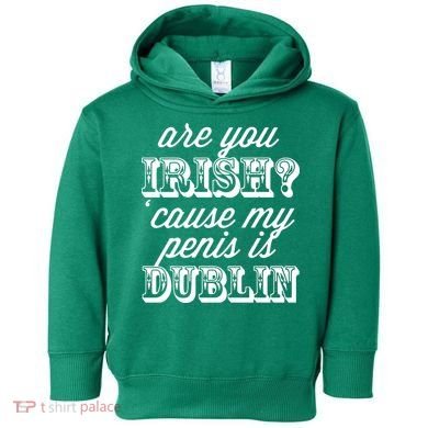 Are You Irish Toddler Hoodie