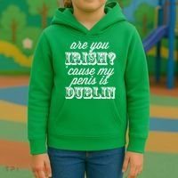 Are You Irish Kids Hoodie thumb 3