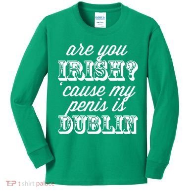 Are You Irish Kids Long Sleeve Shirt