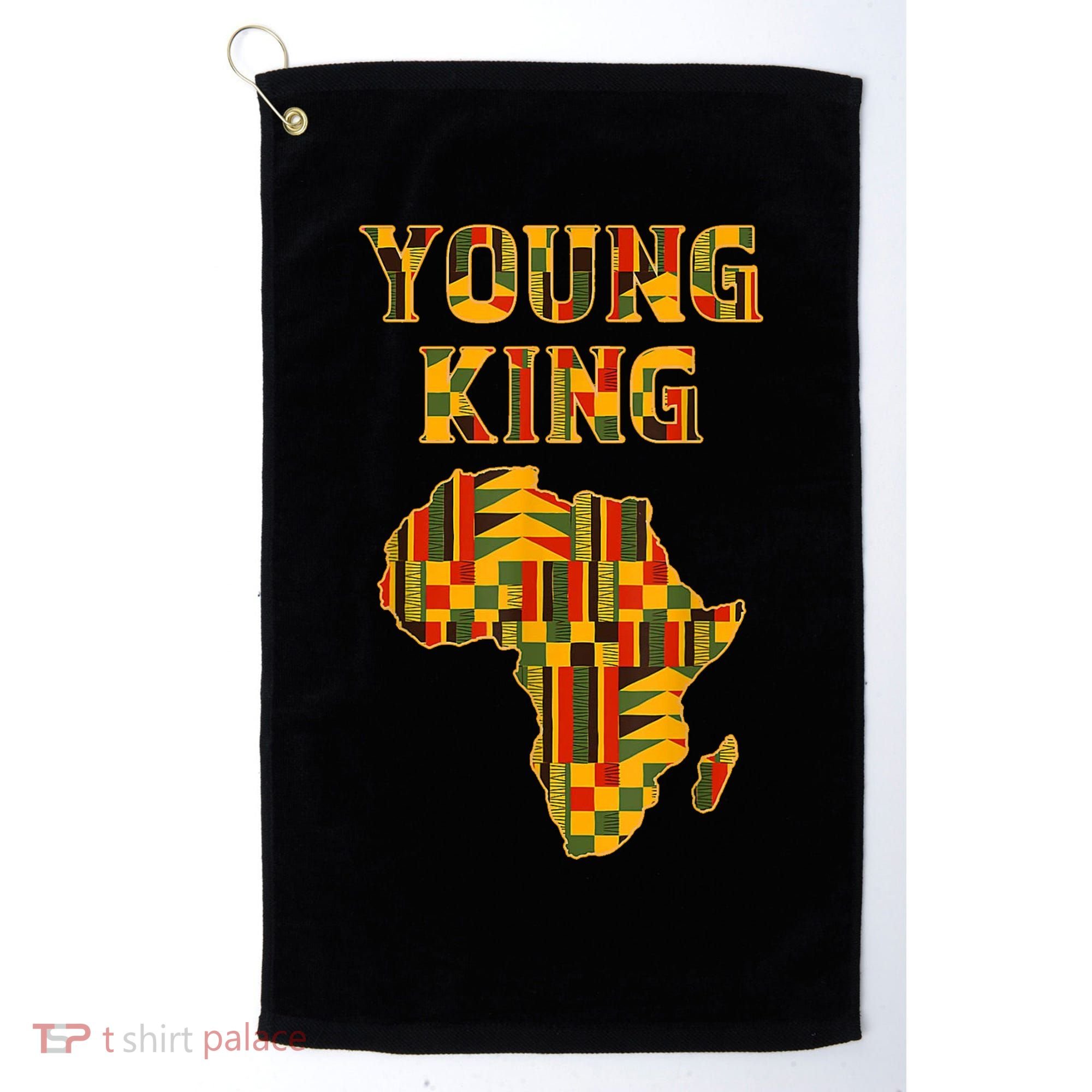 African Young King Golf Towel