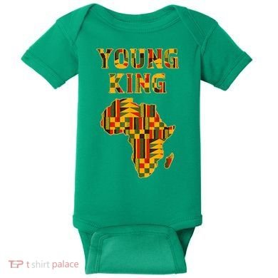African Young King Baby Bodysuit