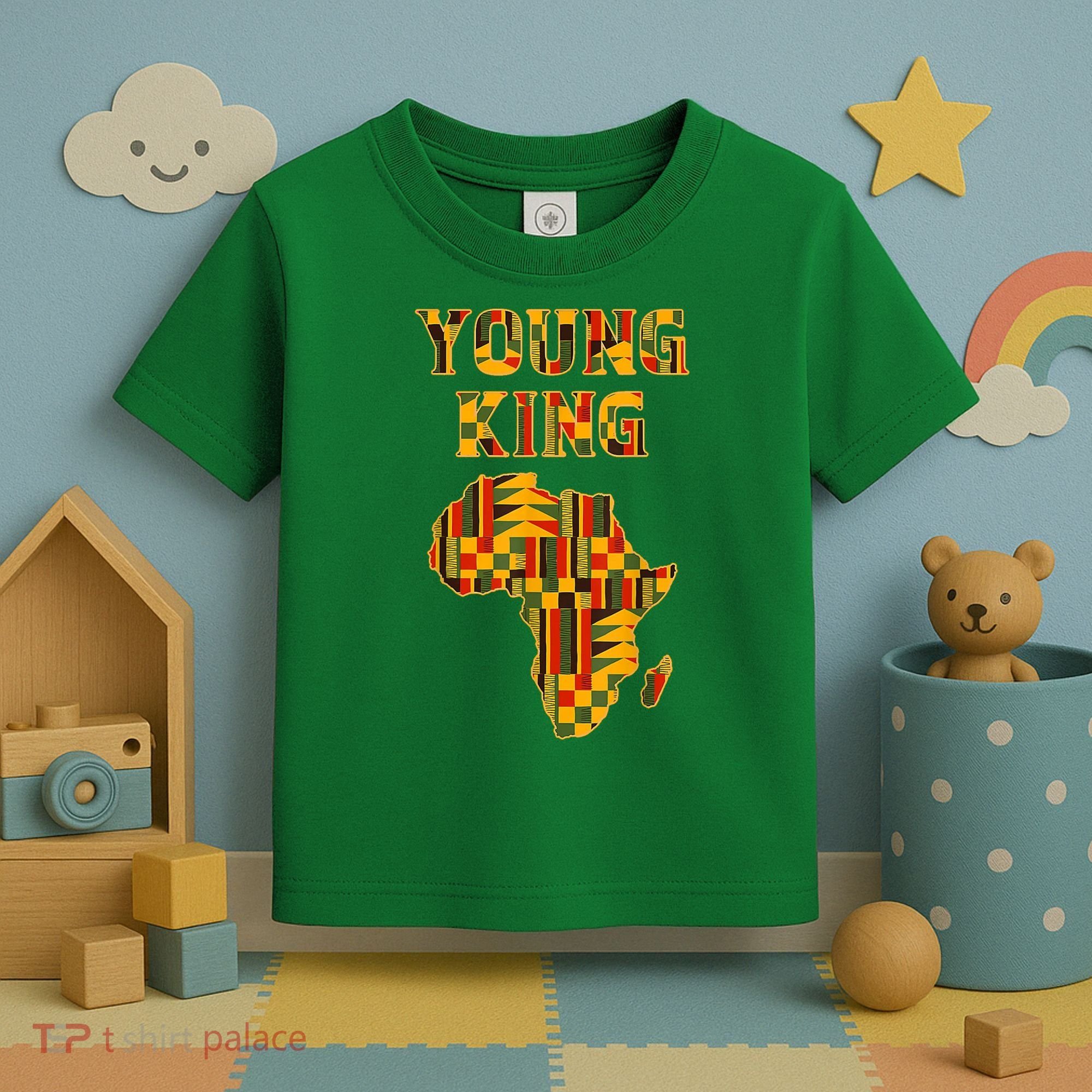 African Young King Toddler T-Shirt