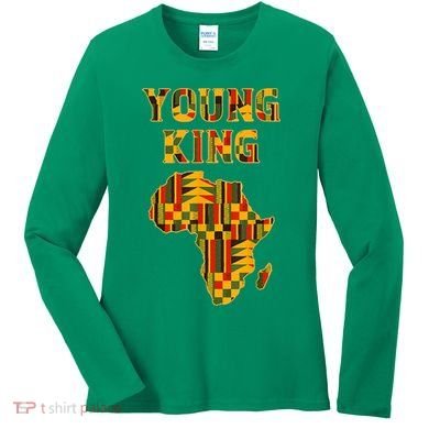 African Young King Women's Long Sleeve Shirt