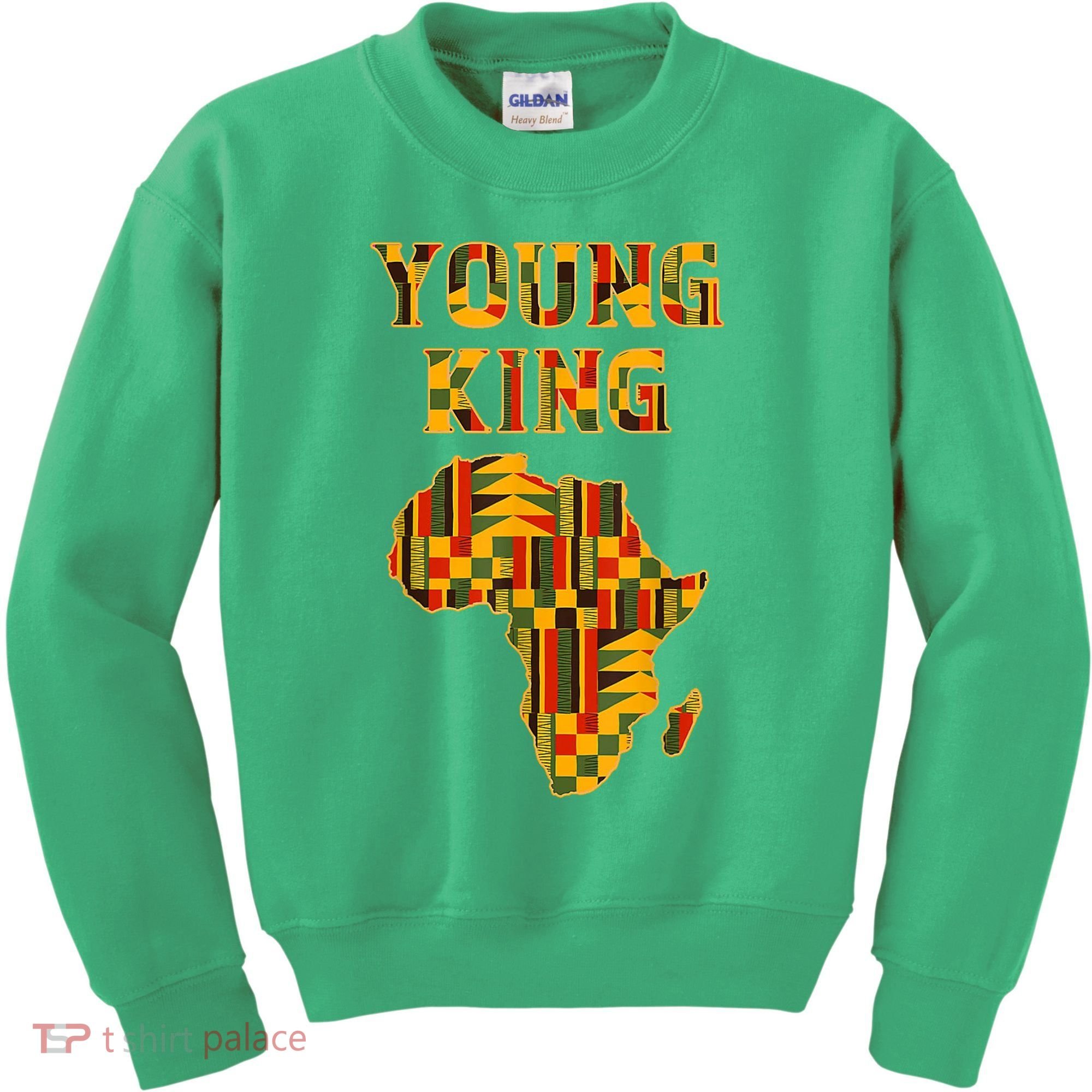 African Young King Kids Sweatshirt