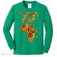 African Young King Kids Long Sleeve Shirt thumb 0