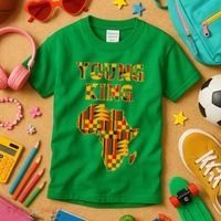African Young King Kids T-Shirt thumb 3