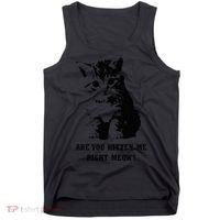 Are You Kitten Me Right Meow Tank Top thumb 0