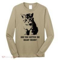 Are You Kitten Me Right Meow Long Sleeve Shirt thumb 0